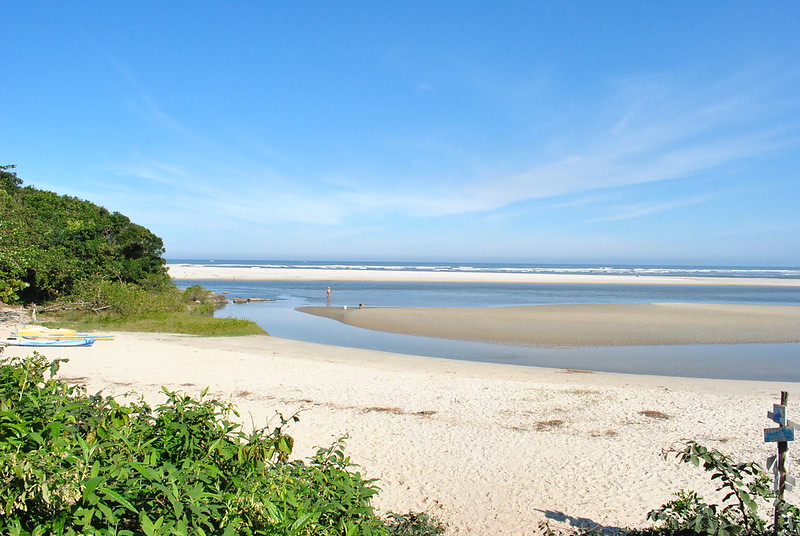 Conheça a natureza intocada da Praia de Itaguaré, em Bertioga