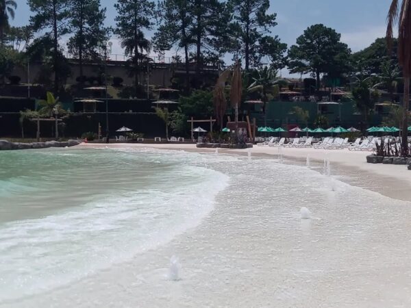 Cotia agora tem praia