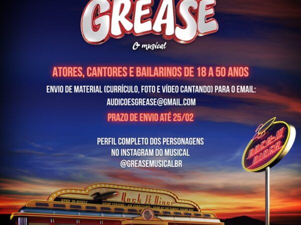 Você tem talento? Grease, o Musical, chega ao Brasil com audições abertas