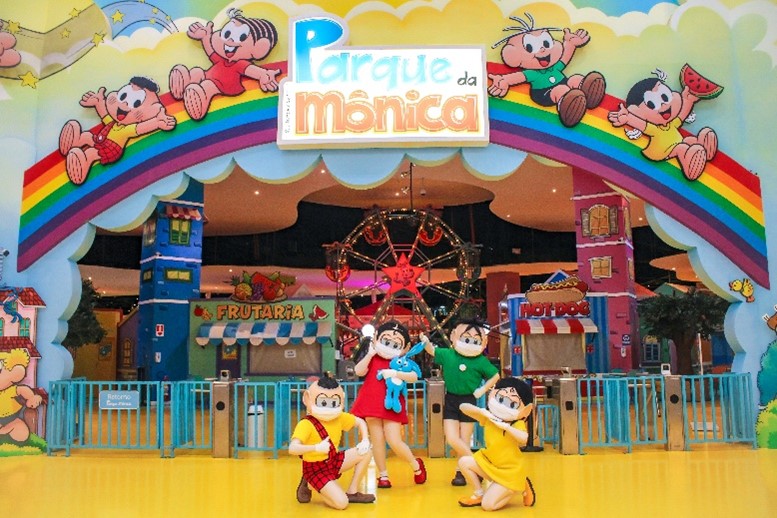 Parque da Mônica opção de diversão para criançada
