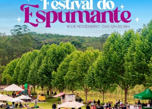 Festival do Espumante no parreiral na Vinícola Góes